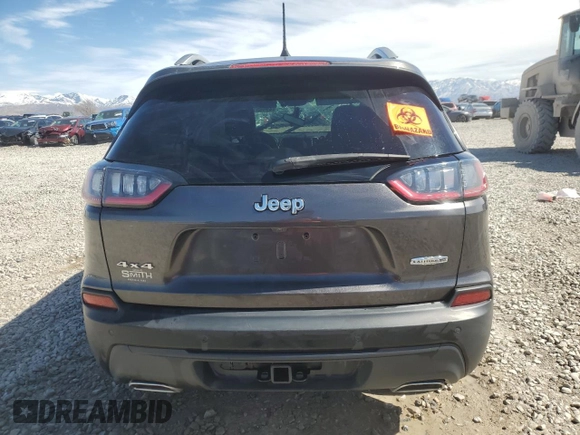 2021 Jeep Cherokee Latitude Lux with VIN 1C4PJMMX4MD121798, listed as a Copart auction lot 49553125 with 78,585 mi miles and Salvage title. Bid and sale history available at DreamBid. Image 6.
