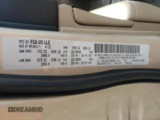 2015 Jeep Grand Cherokee High Altitude with VIN 1C4RJECG3FC800812, listed as a Copart auction lot 54541785 with 107,217 mi miles and Clean Title. Bid and sale history available at carsss.com. Image 13.