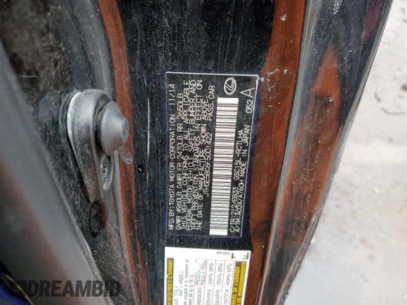 2015 Lexus RC 350 with VIN JTHSE5BC6F5001422, listed as a Copart auction lot 47734105 with 198,584 mi miles and Salvage Title. Bid and sale history available at carsss.com. Image 12.