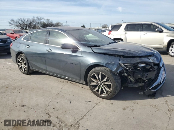 2020 Chevrolet Malibu RS with VIN 1G1ZG5ST7LF057314, listed as a Copart auction lot 49439135 with 112,531 mi miles and Salvage Title. Bid and sale history available at DreamBid. Image 4.