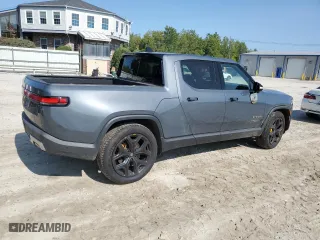 2022 Rivian R1T Adventure Package with VIN 7FCTGAAA7NN015041, listed as a Copart auction lot 70955194 with 45,469 mi miles and Salvage Title. Bid and sale history available at carsss.com. Image 3.