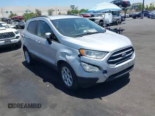 2018 Ford EcoSport SE with VIN MAJ3P1TEXJC222623, listed as a IAAI auction lot 42510785 with 31,885 mi miles and . Bid and sale history available at DreamBid. Image 1.