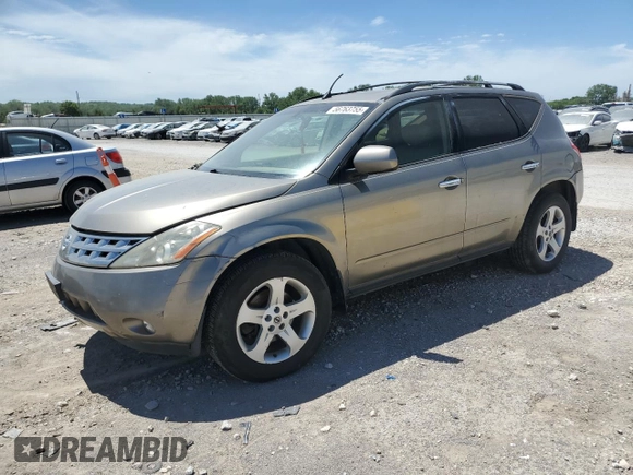 2004 Nissan Murano SE z VIN JN8AZ08W94W328592, wystawiony jako Copart lot #56763755 z przebiegiem 155 771 mil mil oraz Czysty tytuł • Clean title. Historia ofert i sprzedaży dostępna na DreamBid. Obrazek 1.