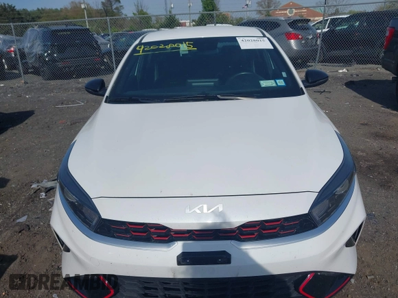 2023 Kia Forte GT-Line with VIN 3KPF54AD5PE563311, listed as a IAAI auction lot 42028015 with 54,900 mi miles. Bid and sale history available at carsss.com. Image 12.