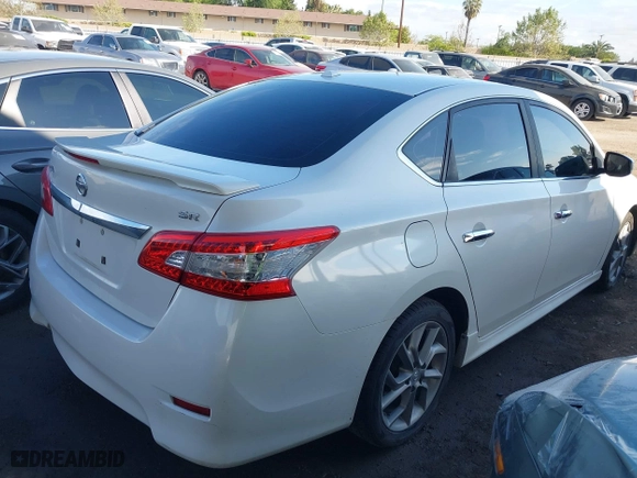 2015 Nissan Sentra S with VIN 3N1AB7APXFY226129, listed as a IAAI auction lot 41901347 with 109,175 mi miles. Bid and sale history available at carsss.com. Image 4.
