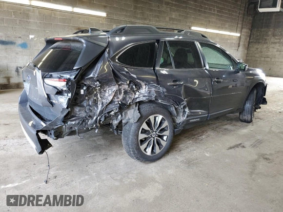 2024 Subaru Outback Limited with VIN 4S4BTANC5R3178177, listed as a Copart auction lot 61850495 with 27,349 mi miles and Salvage title. Bid and sale history available at DreamBid. Image 3.