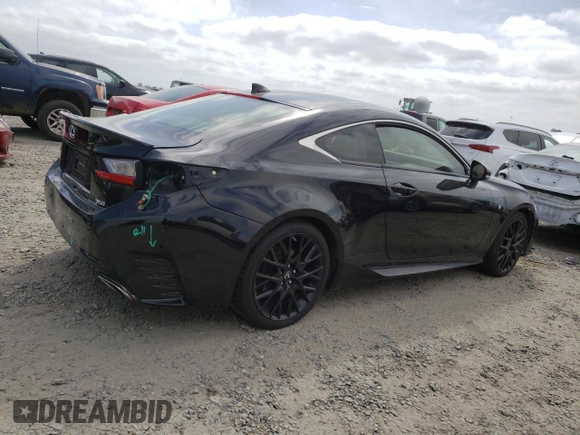 2017 Lexus RC 350 z VIN JTHHE5BC0H5016219, wystawiony jako Copart lot #54383235 z przebiegiem 38 865 mil mil oraz Szkoda całkowita • Salvage title. Historia ofert i sprzedaży dostępna na DreamBid. Obrazek 3.