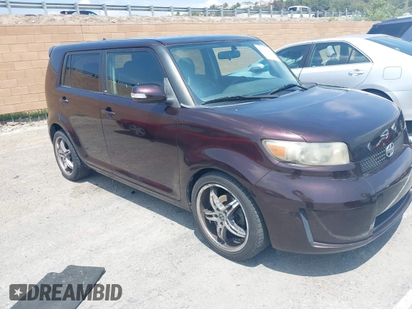 2008 Scion xB with VIN JTLKE50E681014837, listed as a IAAI auction lot 42160218 with 142,966 mi miles. Bid and sale history available at carsss.com. Image 1.