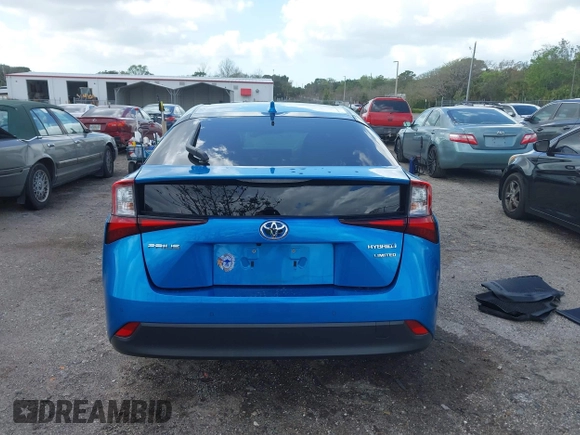 2022 Toyota Prius L Eco with VIN JTDKAMFU5N3165006, listed as a IAAI auction lot 41753470 with 33,567 mi miles and . Bid and sale history available at DreamBid. Image 16.