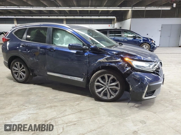 2020 Honda CR-V Touring with VIN 2HKRW2H96LH648423, listed as a Copart auction lot 54510035 with 68,663 mi miles and Salvage title. Bid and sale history available at DreamBid. Image 4.