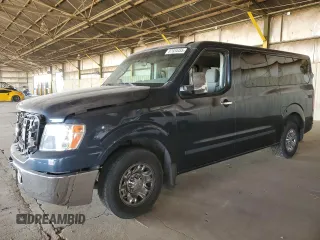 2016 Nissan NV S with VIN 5BZBF0AA7GN851272, listed as a Copart auction lot 87934455 with 141,273 mi miles and Salvage title. Bid and sale history available at DreamBid. Image 1.