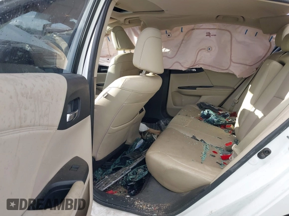 2015 Honda Accord Touring with VIN 1HGCR3F90FA012650, listed as a IAAI auction lot 42246490 with 110,405 mi miles and . Bid and sale history available at DreamBid. Image 8.