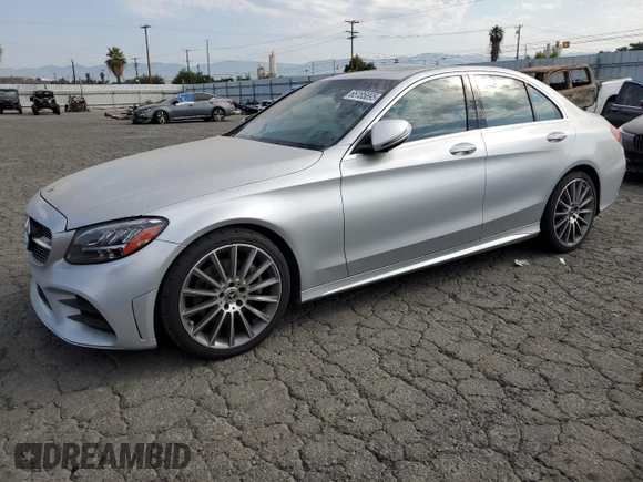 2021 Mercedes-Benz C 300 with VIN W1KWF8DB5MR630526, listed as a Copart auction lot 65185895 with 120,452 mi miles and Clean title. Bid and sale history available at DreamBid. Image 1.