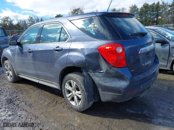 2013 Chevrolet Equinox LS with VIN 2GNFLCEK2D6265262, listed as a IAAI auction lot 41675729 with 74,185 mi miles. Bid and sale history available at carsss.com. Image 3.