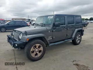 2017 Jeep Wrangler Unlimited Sahara with VIN 1C4BJWEG1HL564507, listed as a Copart auction lot 60249725 with 95,403 mi miles and Salvage title. Bid and sale history available at DreamBid. Image 1.