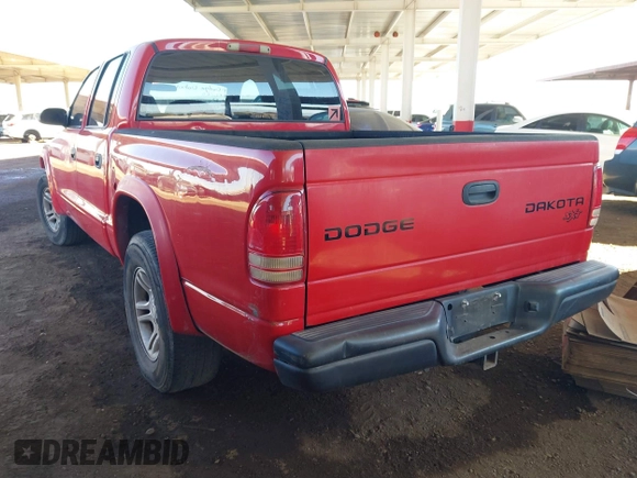 2004 Dodge Dakota Sport with VIN 1D7HL38N54S768570, listed as a IAAI auction lot 41323715 with 269,242 mi miles. Bid and sale history available at carsss.com. Image 3.