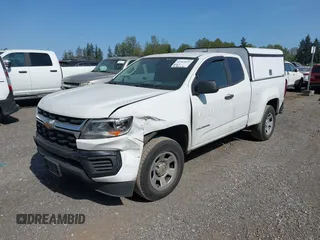 2021 Chevrolet Colorado 2WD Work Truck with VIN 1GCHSBEN2M1105829, listed as a IAAI auction lot 42105824 with 120,799 mi miles. Bid and sale history available at carsss.com. Image 17.