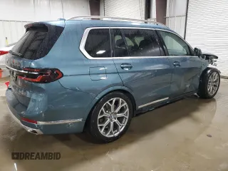 2023 BMW X7 xDrive40i with VIN 5UX23EM04P9P66602, listed as a Copart auction lot 51428015 with 65,671 mi miles and Salvage Title. Bid and sale history available at carsss.com. Image 3.