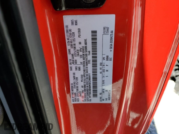 2019 Ford F-350 XL with VIN 1FT8X3B60KEC86911, listed as a Copart auction lot 62609834 with 48,549 mi miles and Salvage title. Bid and sale history available at DreamBid. Image 12.