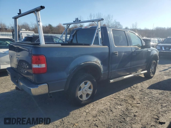 2004 Ford F-150 XLT with VIN 1FTRW14W84KB48403, listed as a Copart auction lot 83243784 with 163,839 mi miles and Clean Title. Bid and sale history available at carsss.com. Image 3.