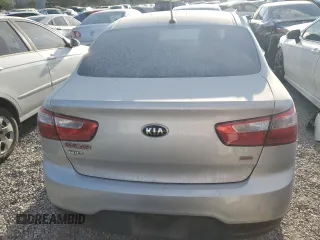 2015 Kia Rio LX with VIN KNADM4A3XF6436038, listed as a Copart auction lot 85834574 with 66,085 mi miles and Salvage Title. Bid and sale history available at carsss.com. Image 6.