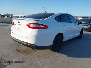 2016 Ford Fusion S with VIN 3FA6P0G7XGR302551, listed as a IAAI auction lot 41847453 with 99,058 mi miles. Bid and sale history available at carsss.com. Image 4.