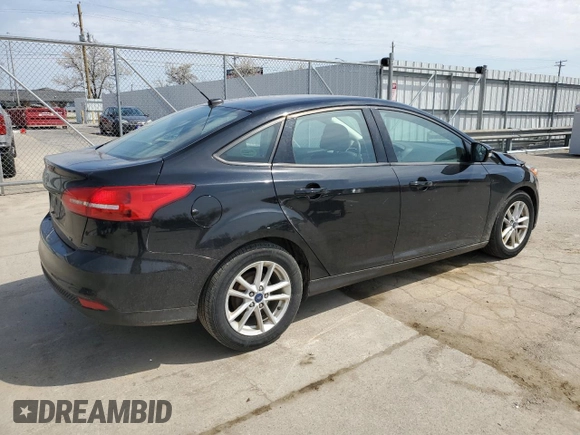 2017 Ford Focus SE with VIN 1FADP3F21HL204250, listed as a Copart auction lot 53553325 with 76,317 mi miles and Salvage title. Bid and sale history available at DreamBid. Image 3.