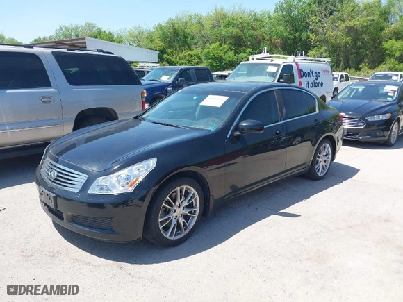 2007 Infiniti G35 Sedan Sport with VIN JNKBV61EX7M728904, listed as a IAAI auction lot 41993965 with 182,922 mi miles. Bid and sale history available at carsss.com. Image 2.
