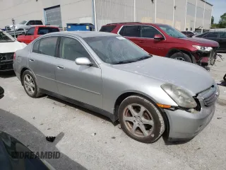 2004 Infiniti G35 w/Leather with VIN JNKCV51F44M716962, listed as a Copart auction lot 69282164 with 80,694 mi miles and Non Repairable. Bid and sale history available at DreamBid. Image 4.