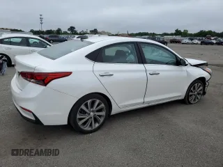 2022 Hyundai Accent Limited with VIN 3KPC34A61NE162765, listed as a Copart auction lot 61811074 with 36,281 mi miles and Salvage Title. Bid and sale history available at carsss.com. Image 3.