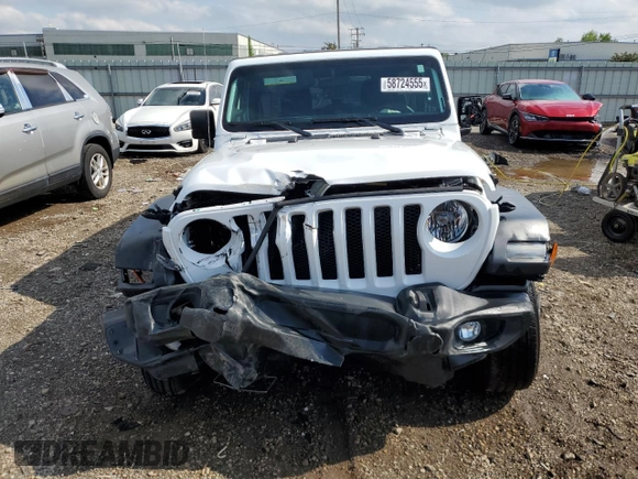 2023 Jeep Wrangler Sport S z VIN 1C4HJXDNXPW617637, wystawiony jako Copart lot #58724555 z przebiegiem 15 811 mil mil oraz Szkoda całkowita • Salvage title. Historia ofert i sprzedaży dostępna na DreamBid. Obrazek 5.