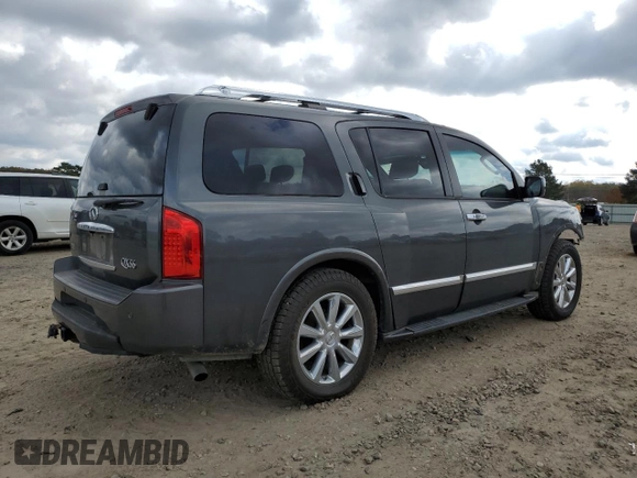 2009 Infiniti QX56 with VIN 5N3AA08DX9N903820, listed as a Copart auction lot 82182024 with 235,201 mi miles and Salvage Title. Bid and sale history available at carsss.com. Image 3.