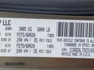 2012 Ram 1500 Big Horn z VIN 1C6RD6LT9CS169745, wystawiony jako Copart lot #53756575 z przebiegiem 160 215 mil mil oraz Czysty tytuł • Clean title. Historia ofert i sprzedaży dostępna na DreamBid. Obrazek 12.