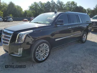 2017 Cadillac Escalade ESV Platinum with VIN 1GYS4KKJ3HR148773, listed as a Copart auction lot 63556285 with 146,587 mi miles and Clean title. Bid and sale history available at DreamBid. Image 1.