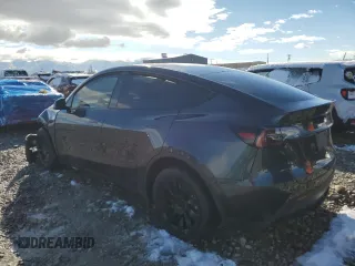 2024 Tesla Model Y Long Range z VIN 7SAYGDEEXRA222408, wystawiony jako Copart lot #49119125 z przebiegiem 20 773 mil mil oraz Szkoda całkowita • Salvage title. Historia ofert i sprzedaży dostępna na DreamBid. Obrazek 2.