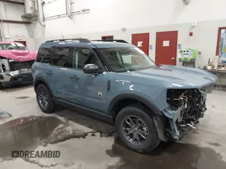 2024 Ford Bronco Sport Big Bend z VIN 3FMCR9B68RRE42512, wystawiony jako IAAI lot #41936176 z przebiegiem 14 626 mil mil oraz . Historia ofert i sprzedaży dostępna na DreamBid. Obrazek 1.