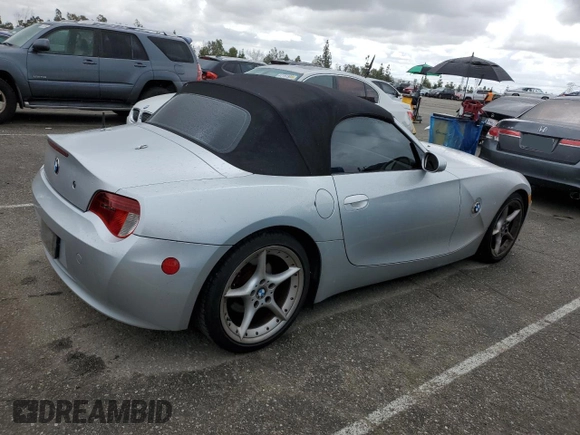 2006 BMW Z4 3.0si with VIN 4USBU53596LX01266, listed as a Copart auction lot 65622614 with 95,853 mi miles and Clean Title. Bid and sale history available at carsss.com. Image 3.