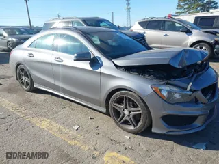 2014 Mercedes-Benz CLA-Class CLA 250 with VIN WDDSJ4EBXEN134893, listed as a IAAI auction lot 41144141 with 123,380 mi miles. Bid and sale history available at carsss.com. Image 1.