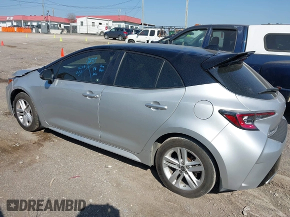2022 Toyota Corolla Hatchback SE with VIN JTNB4MBE5N3181644, listed as a IAAI auction lot 41759003 with 37,079 mi miles. Bid and sale history available at carsss.com. Image 14.
