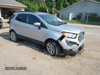 2021 Ford EcoSport SE with VIN MAJ3S2GE3MC412086, listed as a IAAI auction lot 42399957 with 38,628 mi miles and . Bid and sale history available at DreamBid. Image 1.