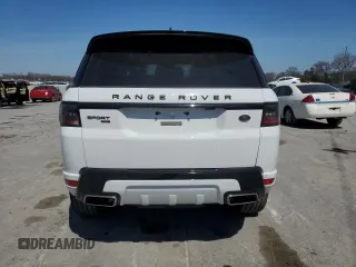 2022 Land Rover Range Rover Sport HST with VIN SALWS2RU2NA206436, listed as a Copart auction lot 50450855 with 21,989 mi miles and Clean Title. Bid and sale history available at carsss.com. Image 6.