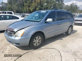 2012 Kia Sedona LX with VIN KNDMG4C72C6498832, listed as a Copart auction lot 78017424 with 167,289 mi miles and Salvage Title. Bid and sale history available at carsss.com. Image 1.