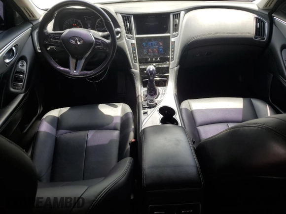 2020 Infiniti Q50 Luxe z VIN JN1EV7AP1LM204284, wystawiony jako Copart lot #55536325 z przebiegiem 99 332 mil mil oraz Nie do naprawy • Non repairable. Historia ofert i sprzedaży dostępna na DreamBid. Obrazek 8.