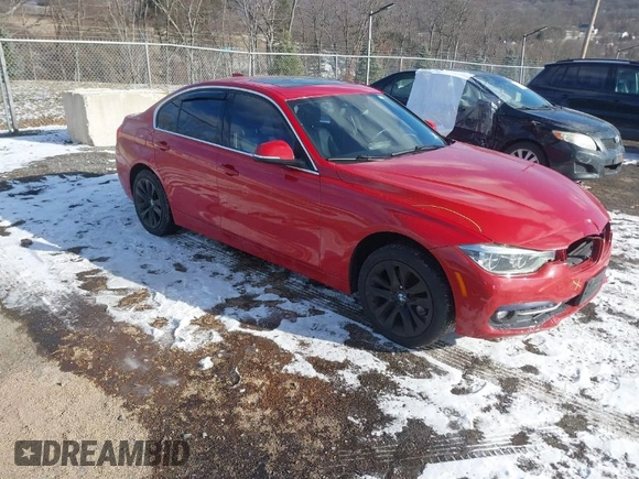 2017 BMW 3 Series 330i xDrive with VIN WBA8D9G55HNT90876, listed as a IAAI auction lot 41262582 with 106,449 mi miles. Bid and sale history available at carsss.com. Image 1.