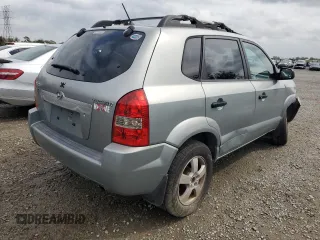 2005 Hyundai Tucson GL with VIN KM8JM12B05U223583, listed as a Copart auction lot 47685815 with 187,736 mi miles and Salvage Title. Bid and sale history available at carsss.com. Image 3.