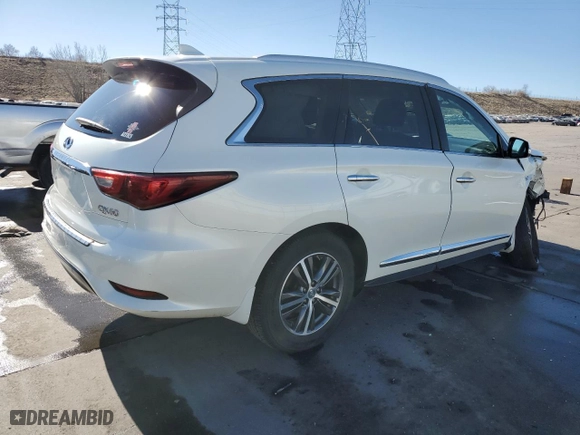 2018 Infiniti QX60 with VIN 5N1DL0MM5JC525704, listed as a Copart auction lot 50518495 with 72,676 mi miles and Salvage Title. Bid and sale history available at carsss.com. Image 3.