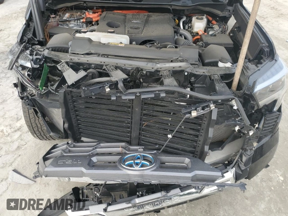 2024 Toyota Tundra 1794 Edition with VIN 5TFMC5DB1RX045003, listed as a Copart auction lot 46123005 with 16,881 mi miles and Salvage title. Bid and sale history available at DreamBid. Image 11.