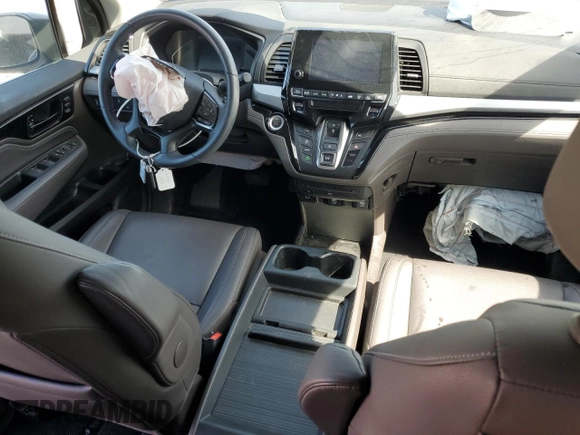 2023 Honda Odyssey Touring with VIN 5FNRL6H89PB034171, listed as a Copart auction lot 55039095 with Not Provided miles and Salvage Title. Bid and sale history available at DreamBid. Image 8.