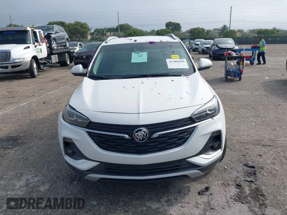 2020 Buick Encore GX Essence with VIN KL4MMFSL6LB107881, listed as a IAAI auction lot 41389955 with 42,308 mi miles and . Bid and sale history available at DreamBid. Image 13.