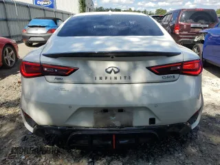 2020 Infiniti Q60 Red Sport 400 with VIN JN1FV7EL0LM460427, listed as a Copart auction lot 73353544 with 40,881 mi miles and Salvage title. Bid and sale history available at DreamBid. Image 6.